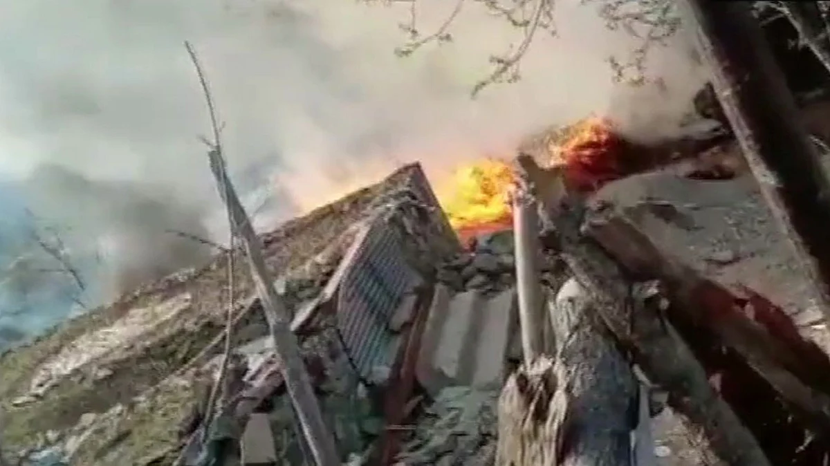 Three civilians have been reportedly killed in a major ceasefire violation in Kashmir by the Pakistan army on Sunday evening.
