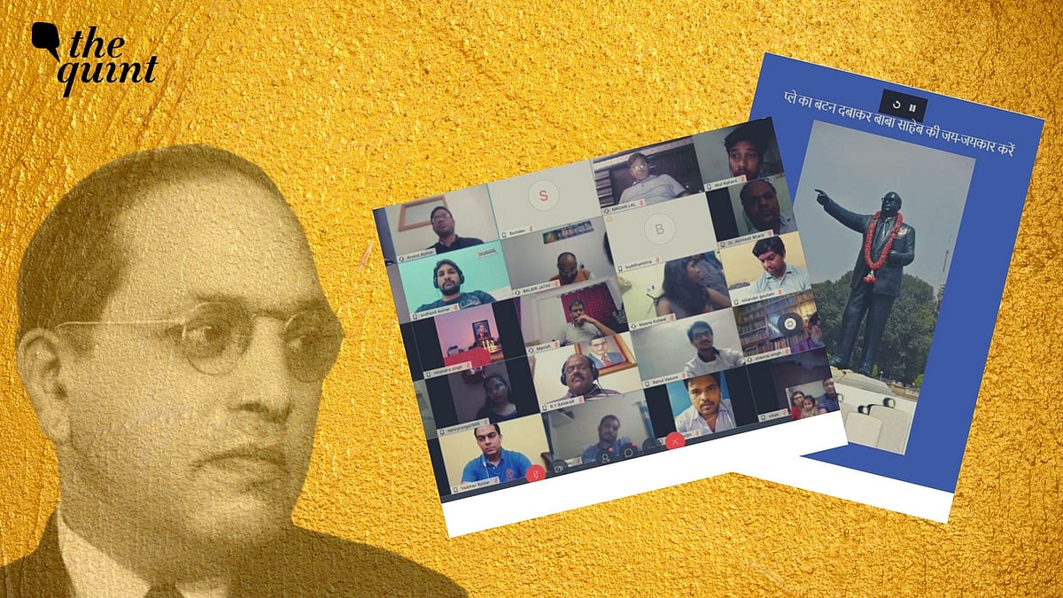 From animated tributes to video calls, Ambedkar Jayanti was celebrated digitally amid Covid-19 lockdown.