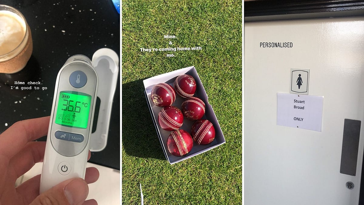Stuart Broad took his fans through the process of returning to training.