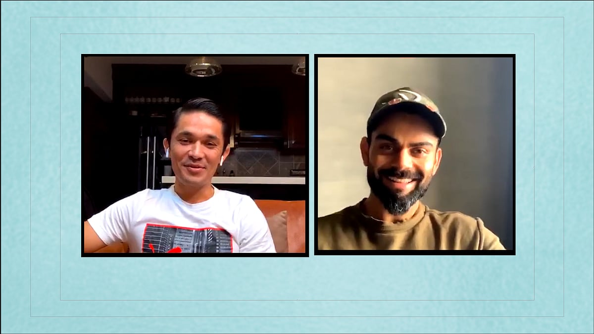 Virat Kohli and Sunil Chhetri had an entertaining chat where they spoke about their younger days in Delhi.
