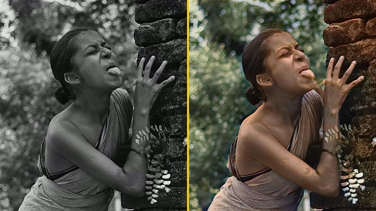 Satyajit Ray’s Pather Panchali in black and white and in colour