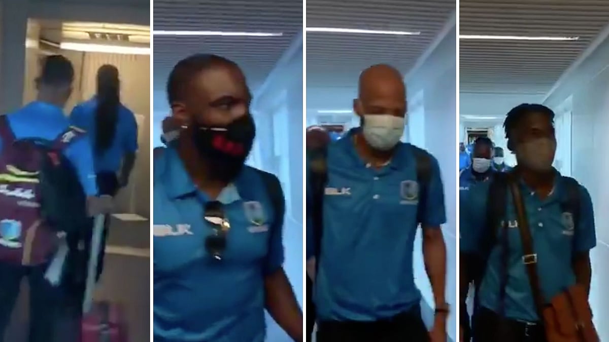 The West Indies cricket team have departed from Antigua for the three-Test tour of England slated to begin July 8.