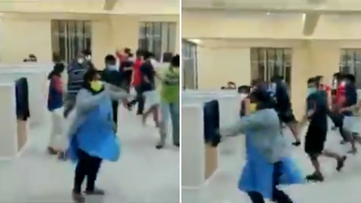 COVID patients organise a flash mob in Karnataka.