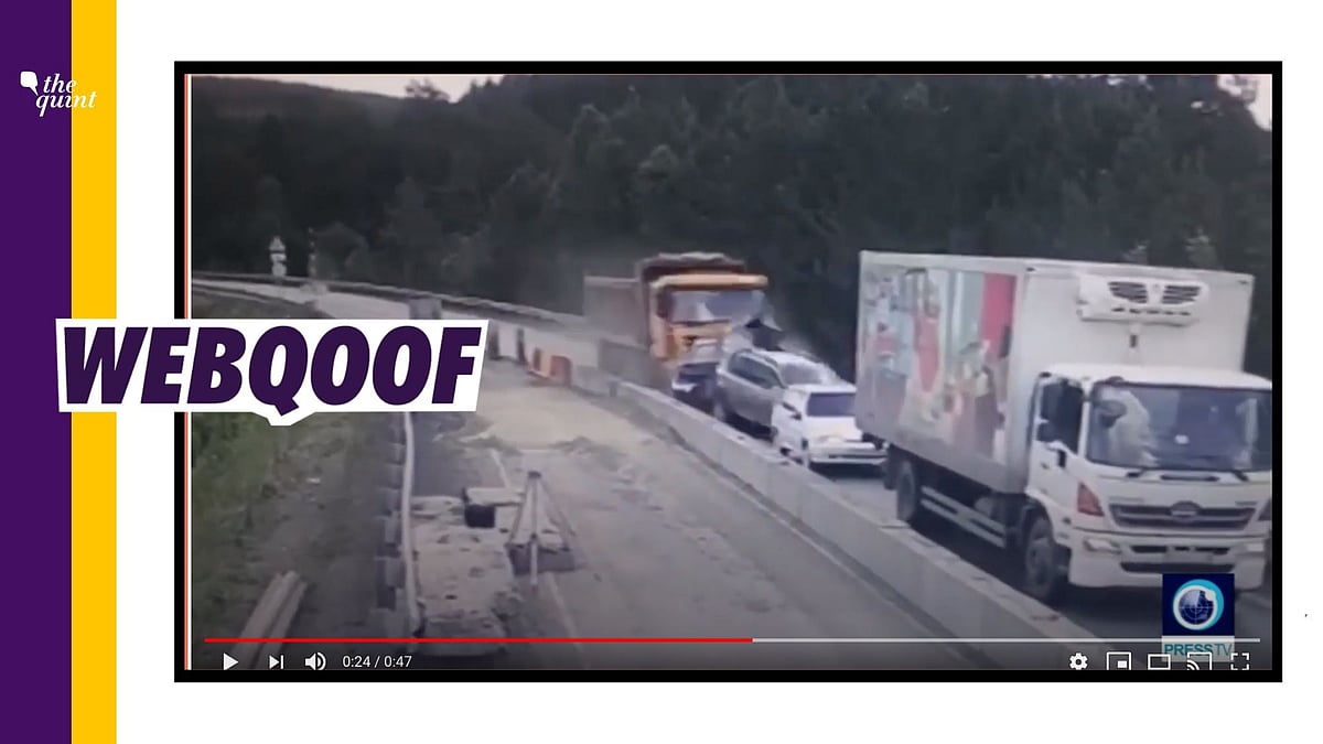 A video of a truck accident which happened in Russia’s Chelyabinsk region is being massively shared on Twitter and Facebook as an accident in Karnataka’s Mysore.