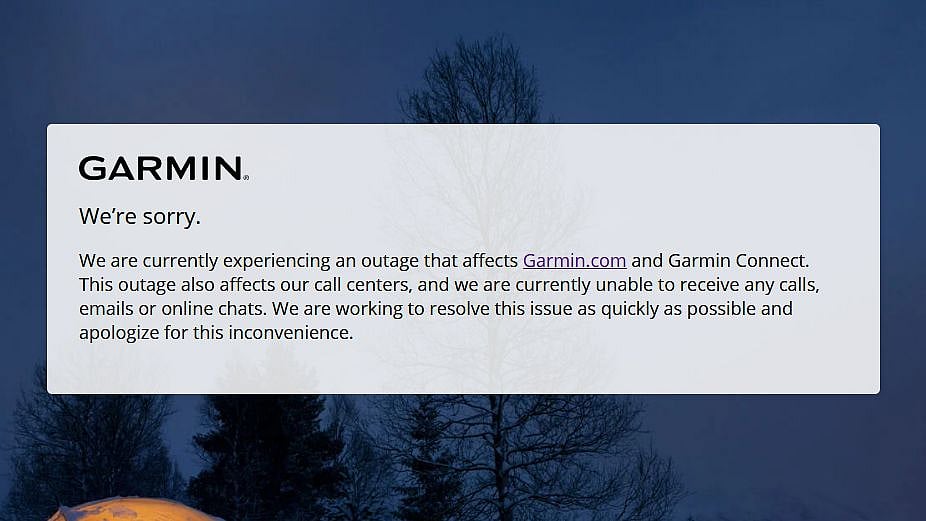 Garmin Connect services have suffered an outage due to a ransomware attack.