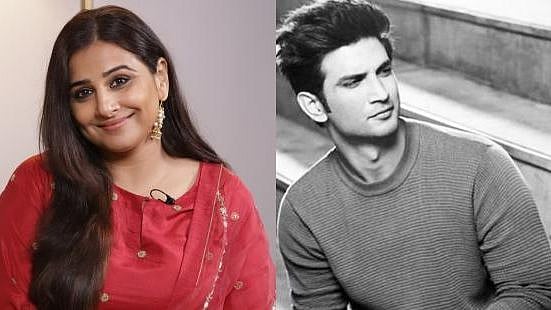 Vidya Balan speaks about Sushant Singh Rajput's demise.