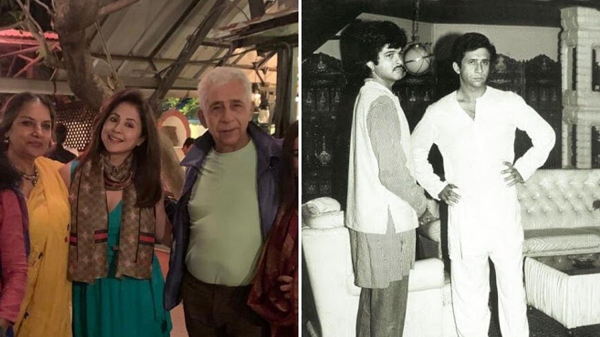 Naseeruddin Shah with Anil Kapoor, Urmila Matondkar and Shabana Azmi.
