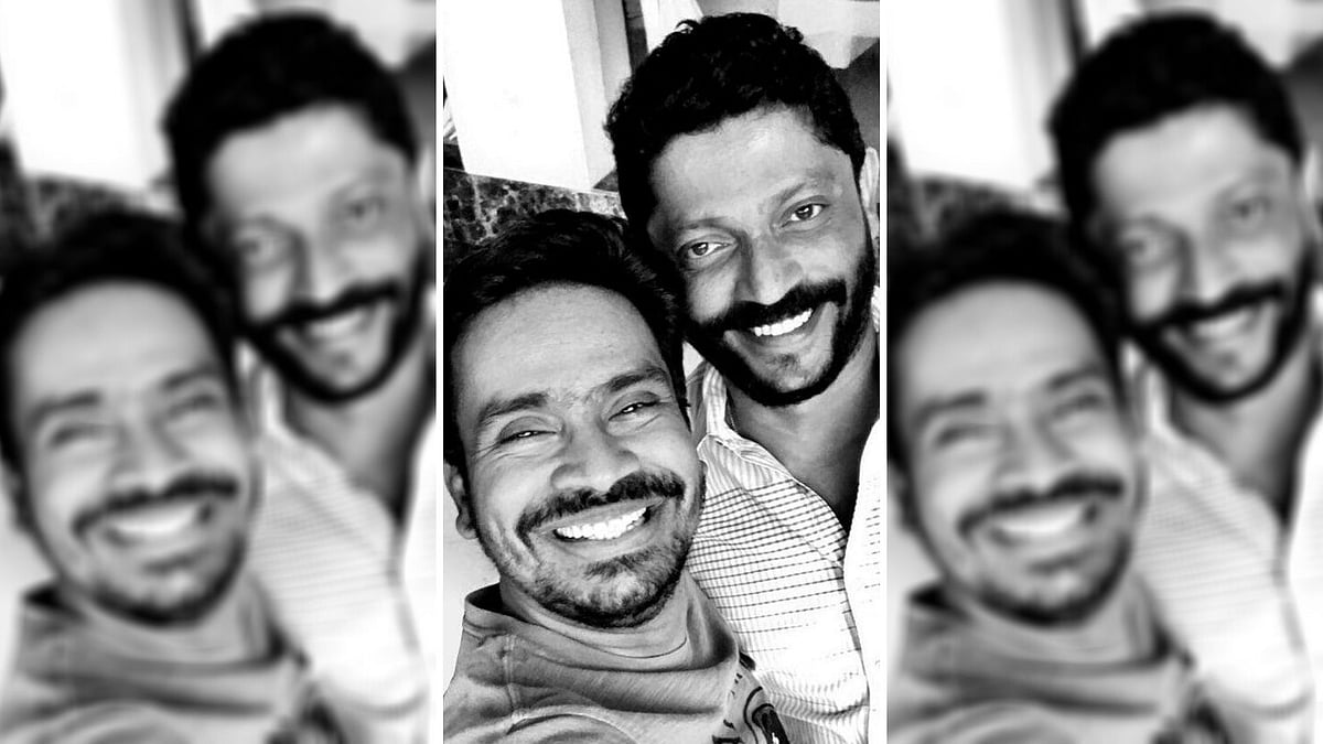 Mushtaq Sheikh with Nishikant Kamat.