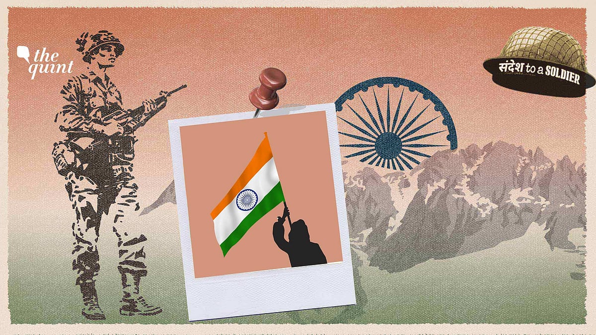 Pranitha from Hyderabad writes a sandesh to a soldier ahead of Independence Day.