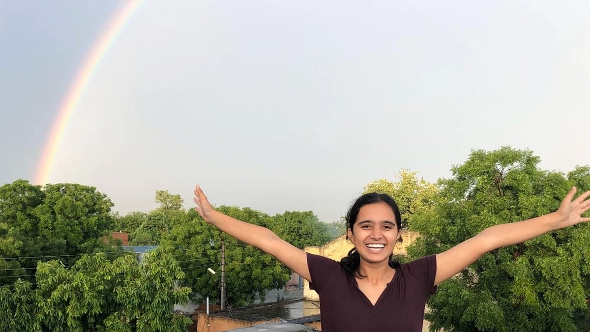 Sudeeksha Bhati had shared a picture of herself from her home’s terrace during the coronavirus pandemic.