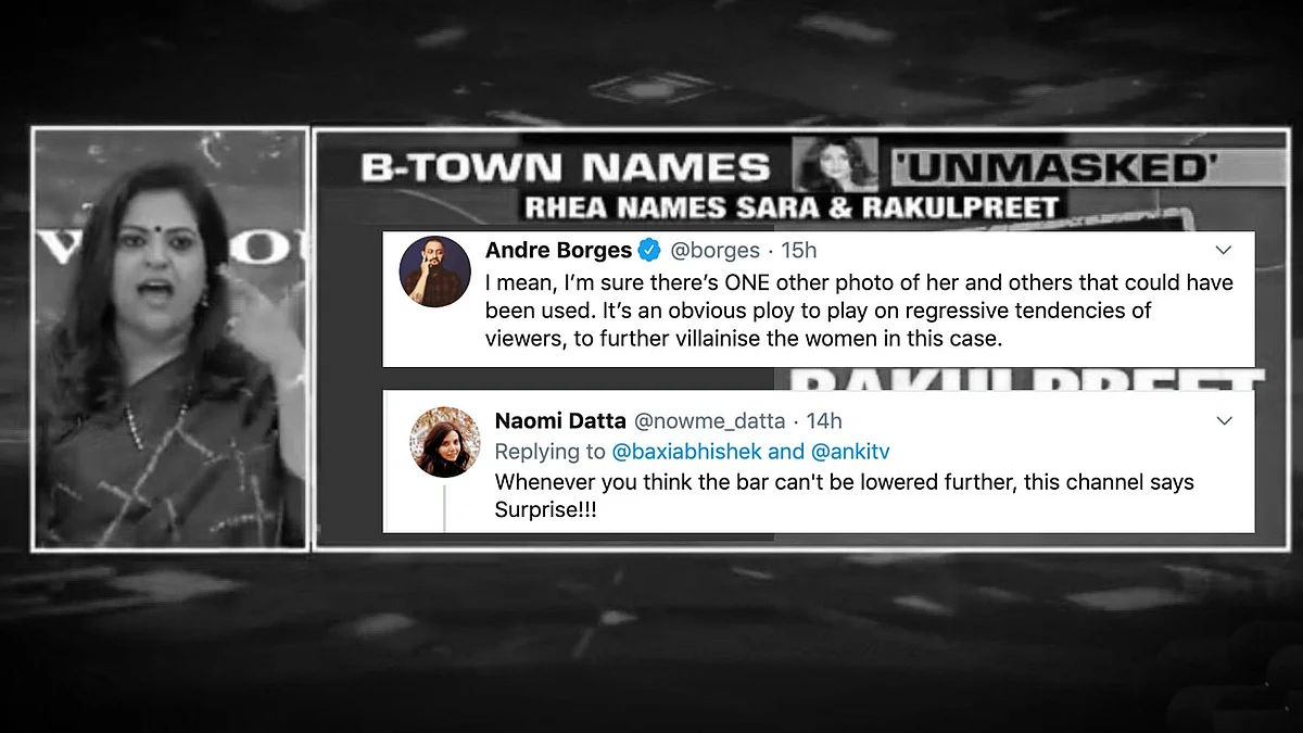 Twitter users question choice of image by Times Now.  