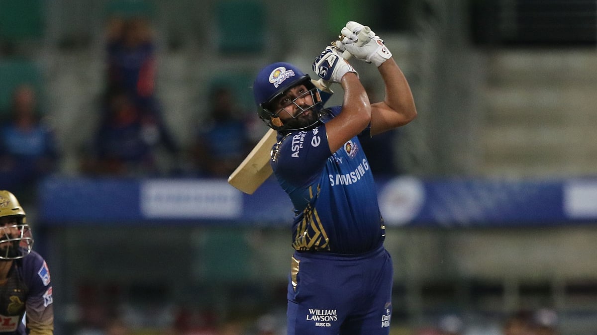 Rohit Sharma smashed a 54 ball 80 against KKR in Mumbai India’s win on Thursday night.