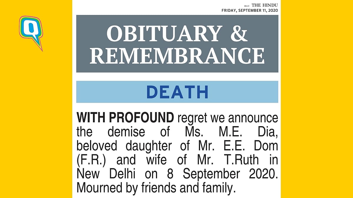 A netizen wrote an obituary for media.