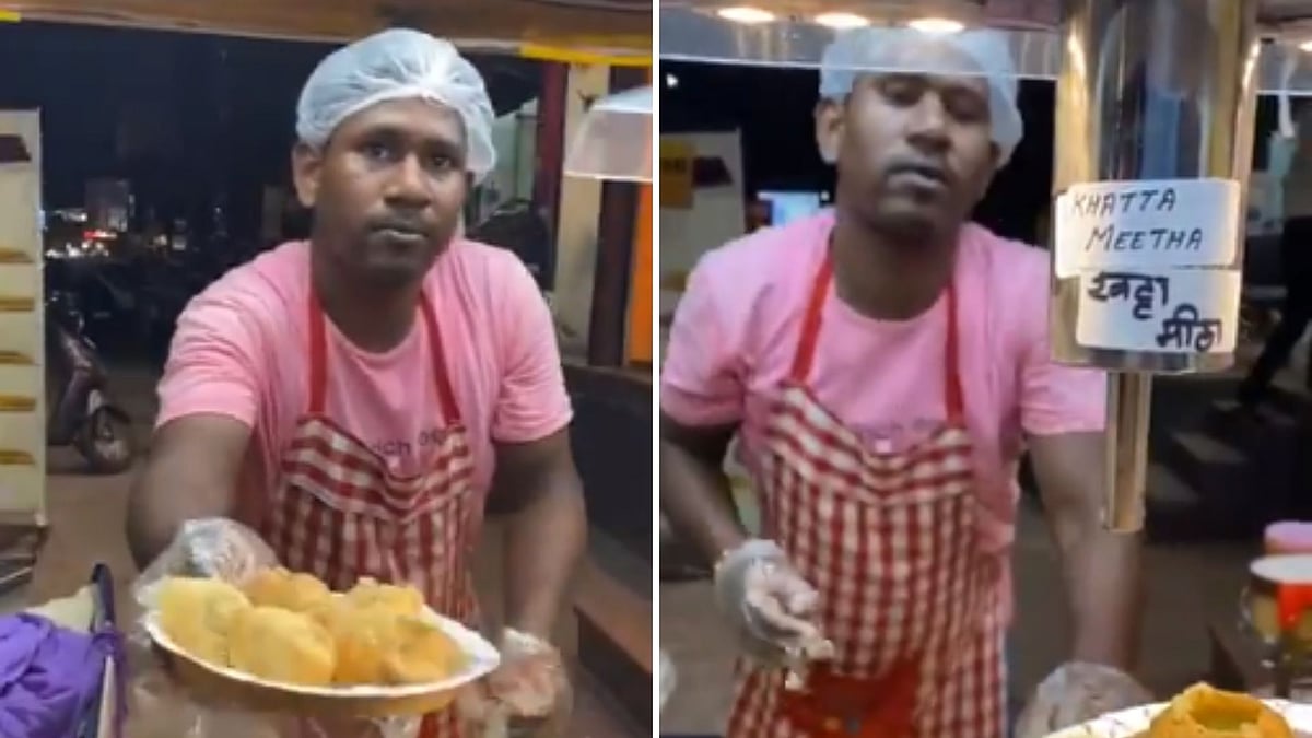Raipur pani puri seller's unique innovation!