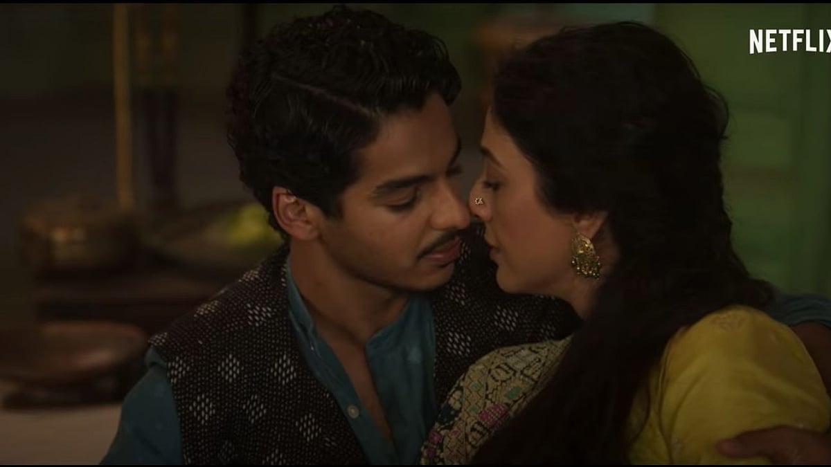 Ishaan Khatter and Tabu in a still from A Suitable Boy.