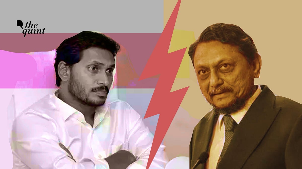 Andhra Pradesh CM YS Jagan Mohan Reddy (L) wrote a letter to CJI SA Bobde (R) with explosive allegations against a senior SC judge.