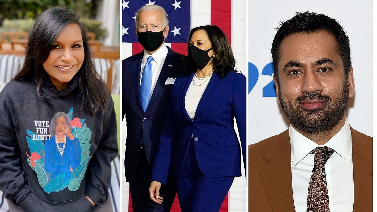 Celebrities congratulate Joe Biden and Kamala Harris.
