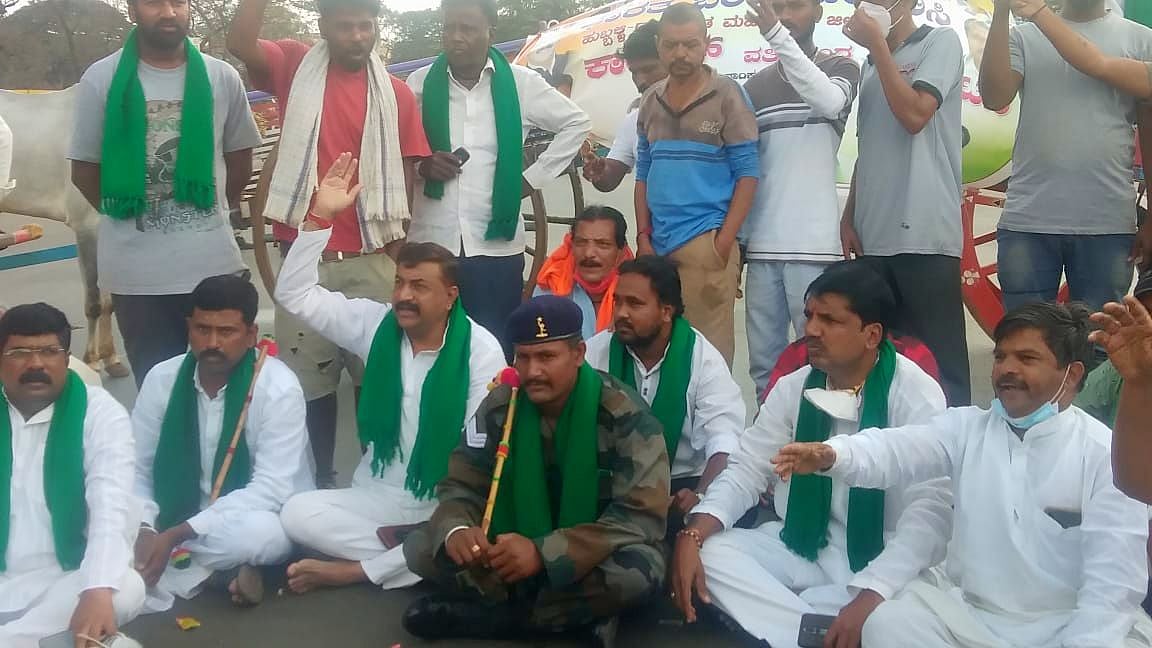 The army man was from the Signals regiment of the Indian Army and he was on leave when he took part in the protests. 