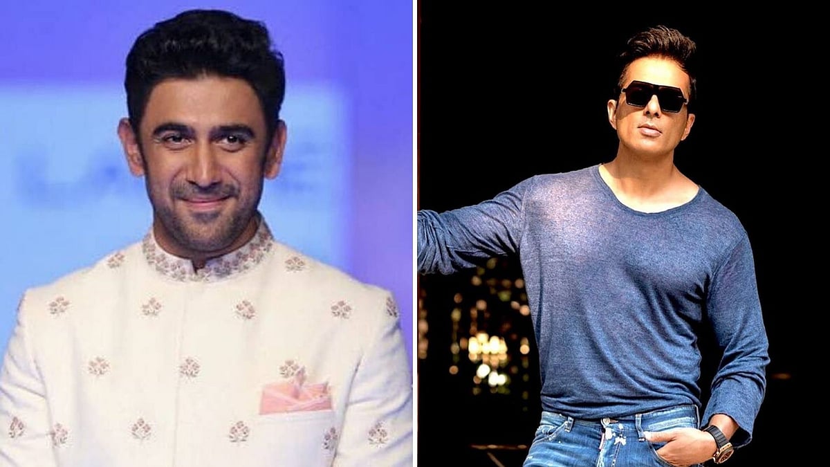 Amit Sadh congratulates Sonu Sood for his book release.