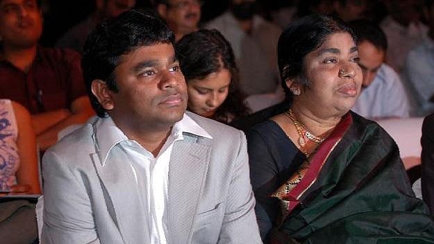 AR Rahman and his mother Kareema Begum.
