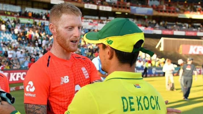 Ben Stokes and Quinton de Kock&nbsp;