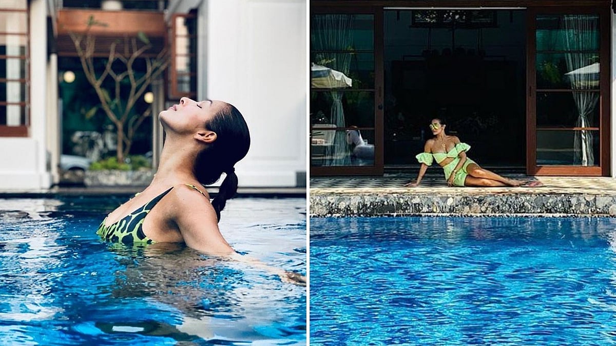 Malaika Arora is currently in Goa.