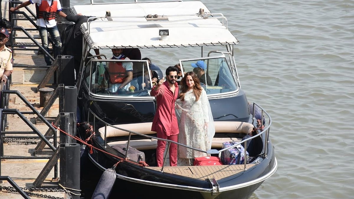 Varun Dhawan and Natasha Dalal.