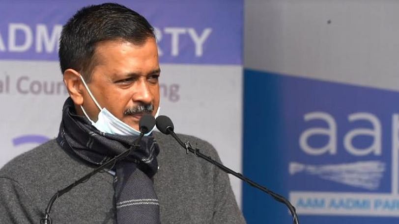 Chief Arvind Kejriwal at the 9th National Council Meeting of Aam Aadmi Party.