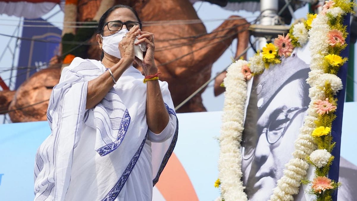 West Bengal Chief Minister Mamata Banerjee kicks off mega rally in Kolkata on the 125th birth anniversary of Netaji Subhas Chandra Bose.
