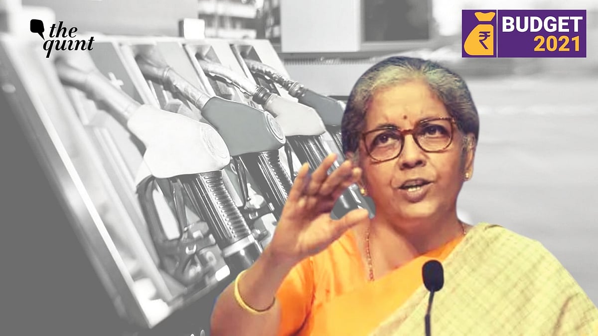 Finance Minister Nirmala Sitharaman announced that rates of basic excise duty and special additional excise duty on petrol and diesel are being reduced from the existing levels.