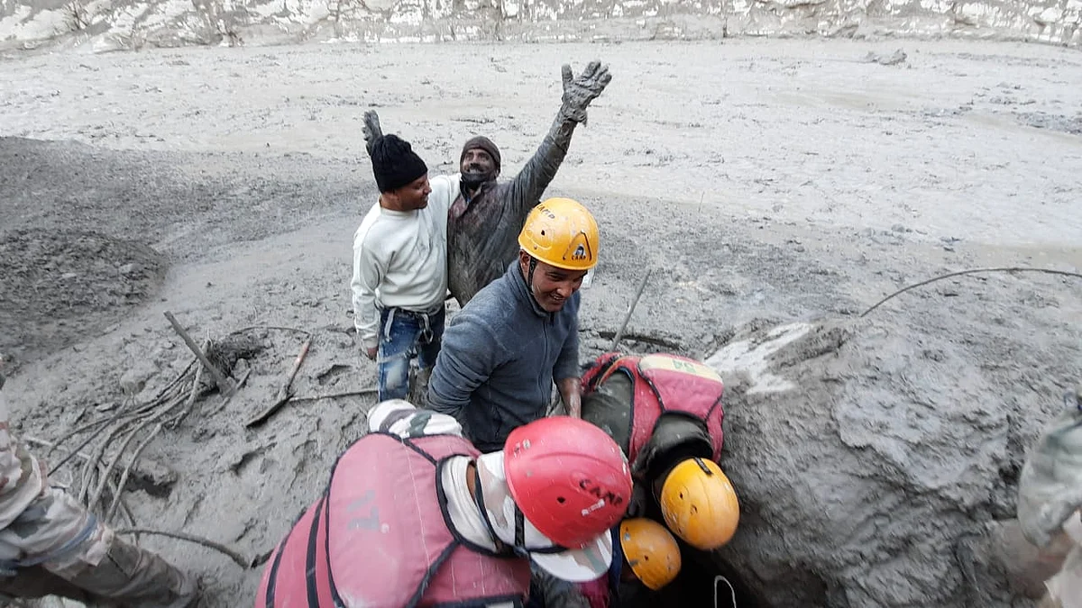 Rescue are operations underway at Chamoli.