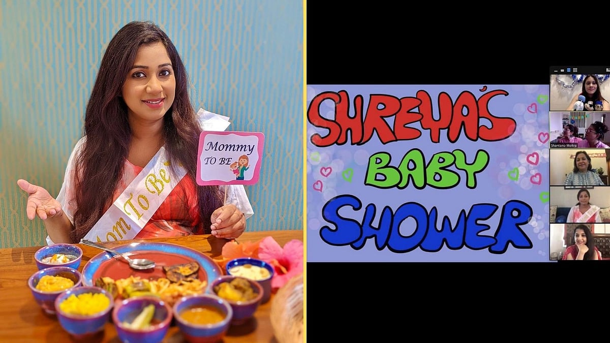 <div class="paragraphs"><p>Shreya Ghoshal's friends threw a surprise baby shower for her.</p></div>