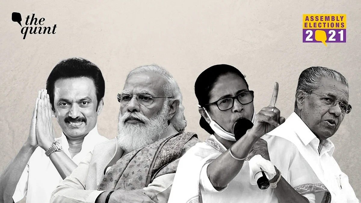 Counting of votes for the Assembly elections began across four states and one Union Territory on Sunday.
