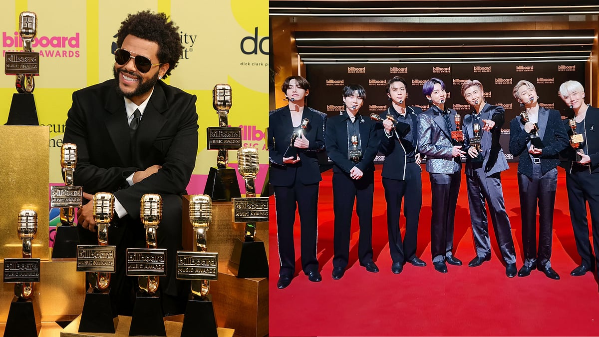 <div class="paragraphs"><p>The Weeknd and band BTS won under multiple categories at the BBMAs 2021</p></div>