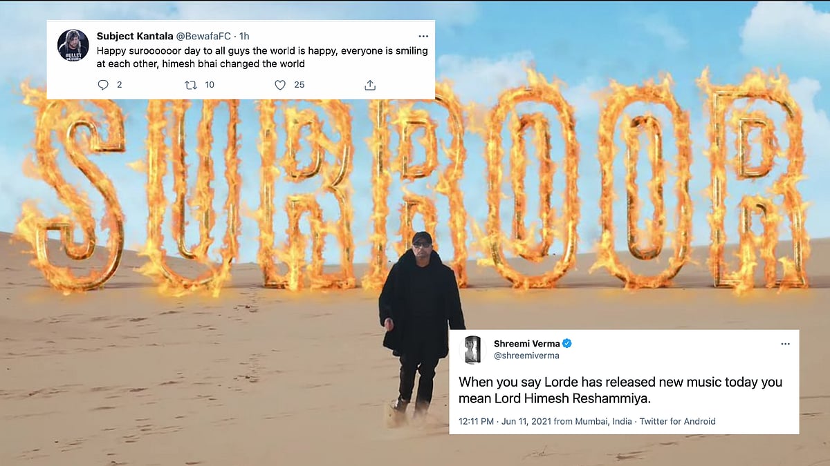 <div class="paragraphs"><p>Surroor 2021, Himesh Reshammiya's Latest Track Takes Twitter by Storm</p></div>