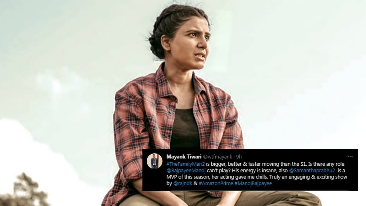 <div class="paragraphs"><p>Samantha Akkineni's role as Raji in 'The Family Man 2' is being praised online.</p></div>