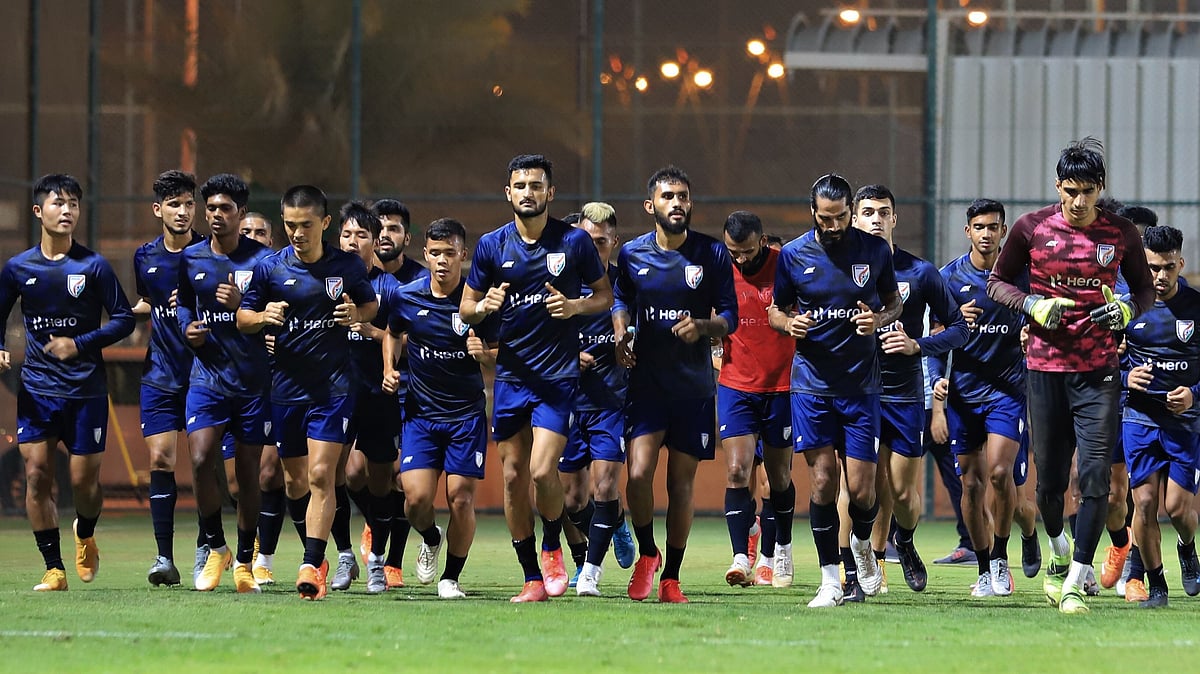 The Indian football team is playing Bangladesh in a combined qualifier for the World Cup 2022 and Asian Cup 2023.