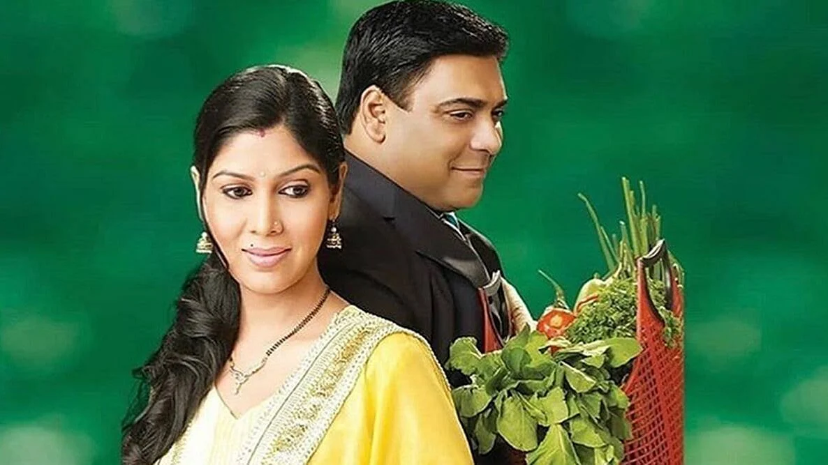 <div class="paragraphs"><p>Ram Kapoor and Sakshi Tanwar in <em>Bade Achhe Lagte Hain</em> poster.</p></div>