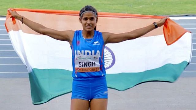 <div class="paragraphs"><p>Shaili Singh in action in Nairobi </p></div>