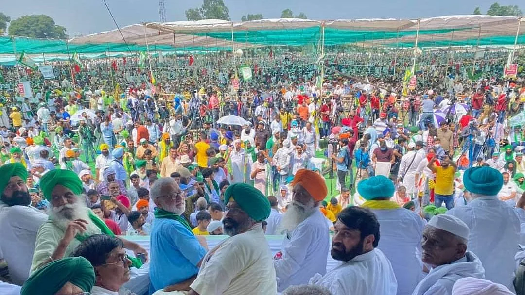 <div class="paragraphs"><p>The Kisan Mahapanchayat&nbsp;</p></div>
