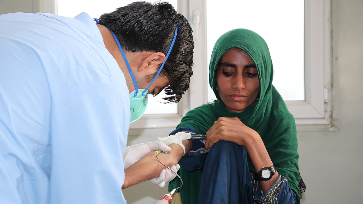 <div class="paragraphs"><p>Badro Noor Mohammad is a mother of five and is being treated for DR-TB&nbsp;along with her  daughter, Zainabo, at MSF’s treatment centre in Kandahar, Afghanistan. The&nbsp;family had to make the difficult decision to relocate their lives from Lashkar Gah, Helmand province, to&nbsp;Kandahar to access care. (30 July, 2020)</p></div>