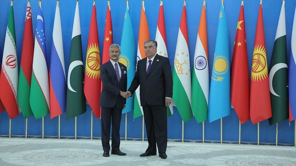 <div class="paragraphs"><p>Jaishankar met with Wang Yi at the Shanghai Cooperation Organisation (SCO) gathering in Tajikistan’s capital Dushanbe.</p></div>