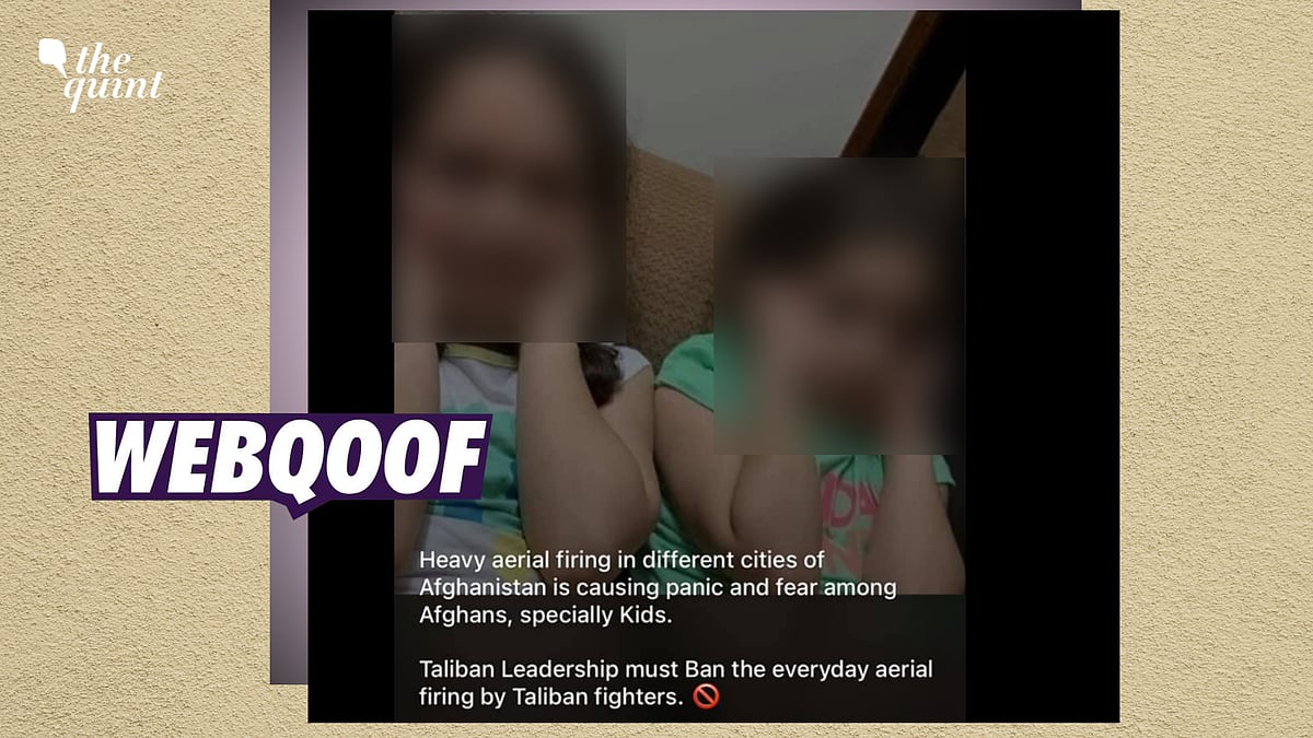 <div class="paragraphs"><p>Fact-Check |&nbsp;An old photograph from Gaza was shared with a false claim that it showed Afghan children scare of gunfire in Kabul.</p></div>