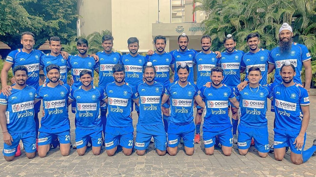 <div class="paragraphs"><p>The 20-member Indian Men's team for Hero Asian Champions Trophy in Dhaka</p></div>