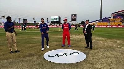 <div class="paragraphs"><p>India vs Afghanistan toss at the 2021 T20 World Cup.</p></div>