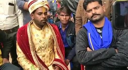 <div class="paragraphs"><p>After learning about the incident, members of the Bhim Army and the local police reached the spot to help the groom's family and also helped him get married.</p></div>