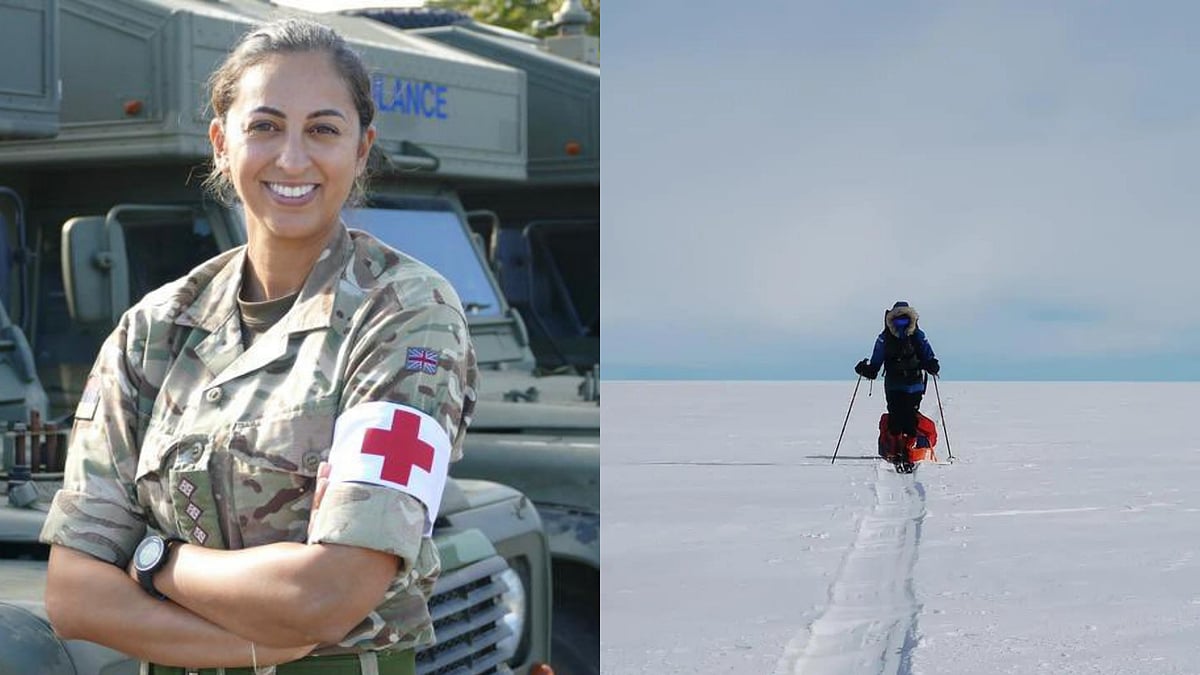 <div class="paragraphs"><p>Preet Chandi, first woman of colour to embark on the South Polo solo.</p></div>