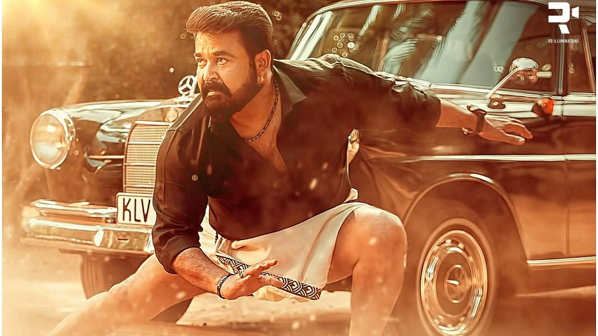<div class="paragraphs"><p>Mohanlal in a poster from <em>Aaraattu</em>.</p></div>