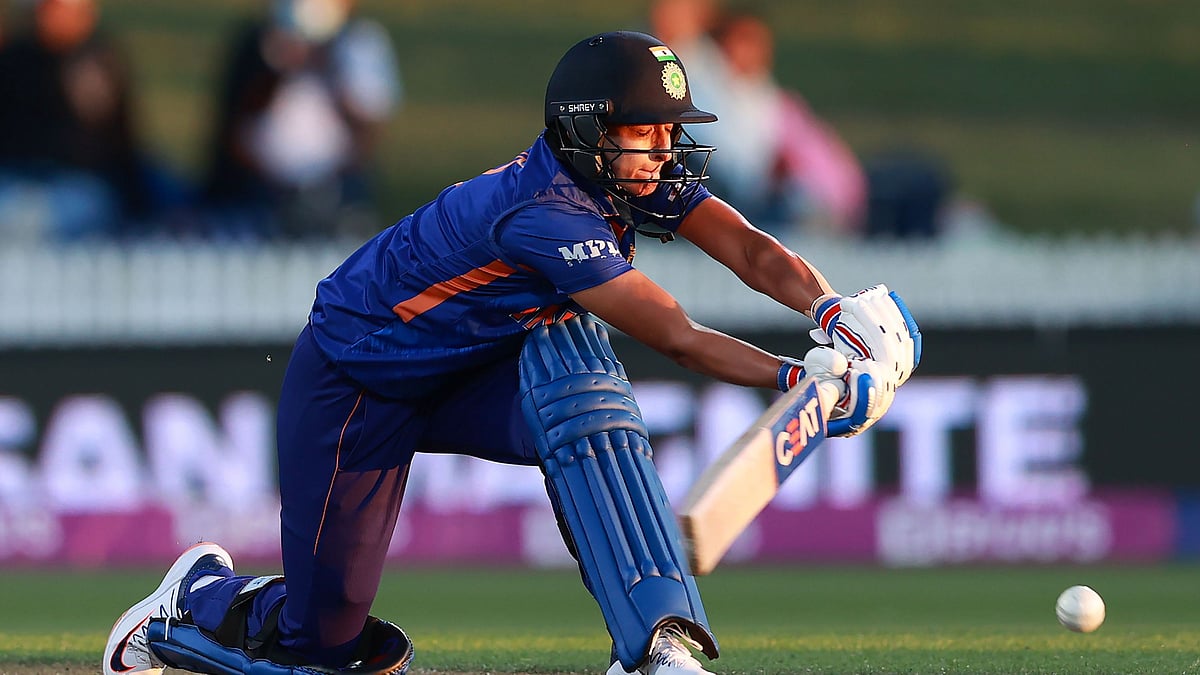 <div class="paragraphs"><p>Harmanpreet Kaur scored her first century of the 2022 ICC Women's ODI World Cup, against New Zealand.</p></div>