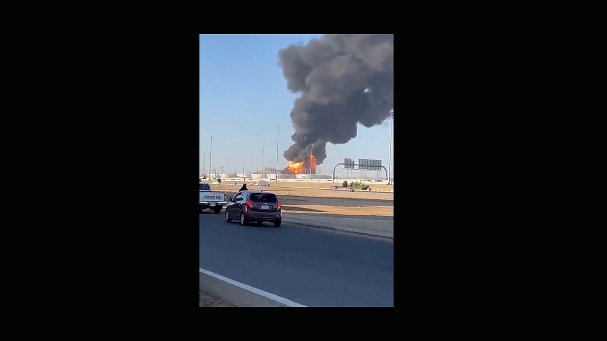 <div class="paragraphs"><p>A fire broke out after an explosion at an oil depot near a Formula 1 race venue in Saudi Arabia's Jeddah, reported Reuters. The depot belonged to oil giant Aramco, which has several outlets in the city.</p></div>